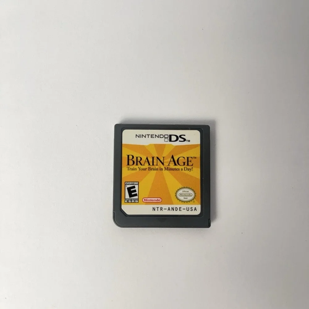Nintendo DS NDS Tiger Woods PGA Tour 08 + Brain Age Both CIB Complete In Box